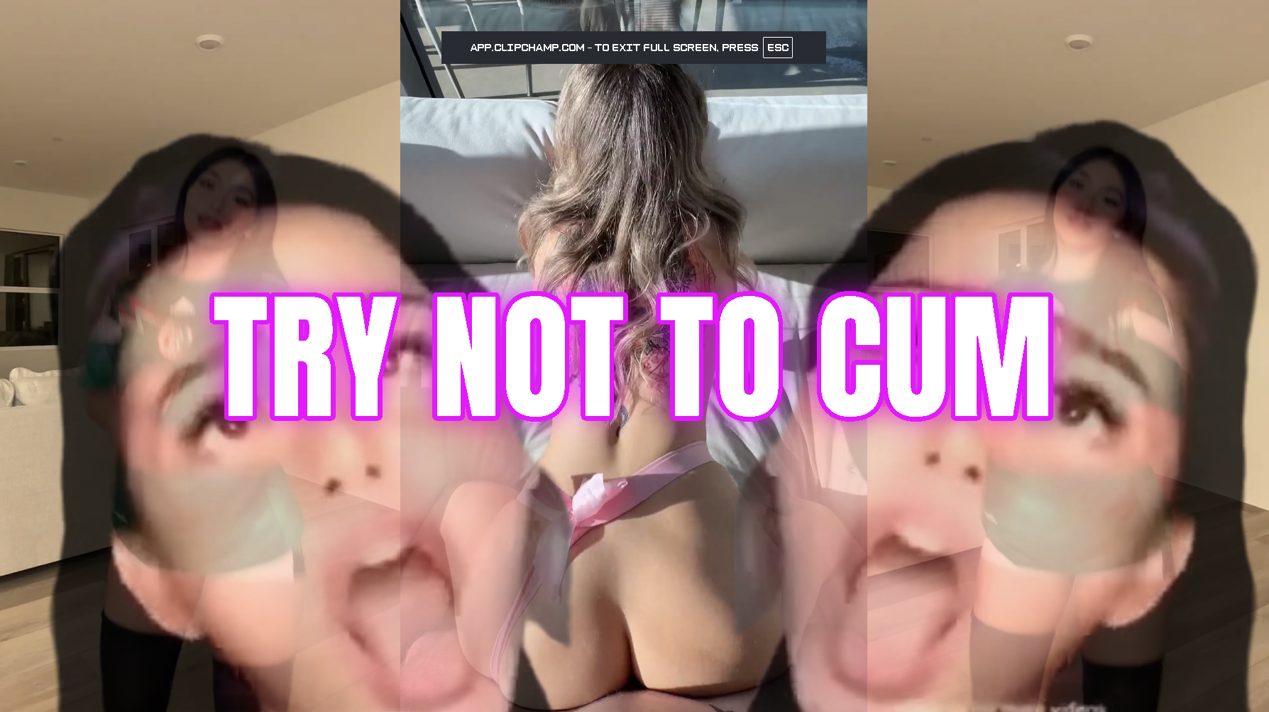 TRY NOT TO CUM