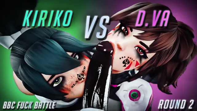 Kiriko VS DVa | BBC Fuck Battle | Round 2