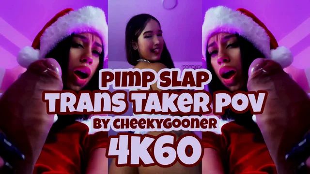 Pimp Slap - Trans Taker POV Phonk PMV - Cock Worship Reverse POV FPOV Splitscreen