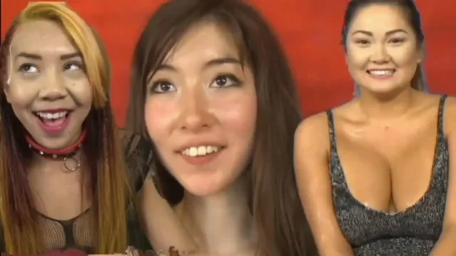 ASIANS VS WHITE COCKS
